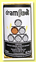 Girvan 11 yo 2007/2019 (65.1%, Dramfool, bourbon, 162 bottles)