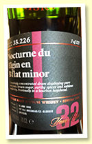 Glen Moray 32 yo 1986/2018 (45.8%, Scotch Malt Whisky Society, #35.226 ‘Nocturne du Elgin en Bflat minor’, refill hogshead / 1st fill oloroso hogshead, 227 bottles)