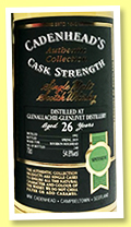Glenallachie-Glenlivet 26 yo 1992/2019 (54.8%, Cadenhead, hogshead, 240 bottles) Glenallachie-Glenlivet 26 yo 1992/2019 (54.8%, Cadenhead, hogshead, 240 bottles)