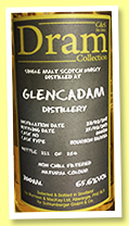 Glencadam 2011/2019 (65.6%, C&S Dram Collection, bourbon barrel, cask #800130, 254 bottles) 