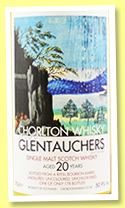 Glentauchers 20 yo (50.9%, Chorlton Whisky, refill bourbon barrel, 178 bottles, 2018) Glentauchers 20 yo (50.9%, Chorlton Whisky, refill bourbon barrel, 178 bottles, 2018)