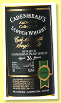 Glentauchers-Glenlivet 26 yo 1989/2016 (48.2%, Cadenhead, Authentic Collection, bourbon barrel, 108 bottles) Glentauchers-Glenlivet 26 yo 1989/2016 (48.2%, Cadenhead, Authentic Collection, bourbon barrel, 108 bottles)