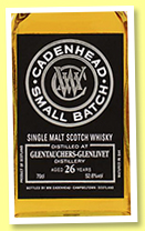 Glentauchers-Glenlivet 26 yo 1990/2017 (52.6%, Cadenhead, Small Batch, bourbon barrel, 420 bottles) Glentauchers-Glenlivet 26 yo 1990/2017 (52.6%, Cadenhead, Small Batch, bourbon barrel, 420 bottles)
