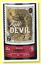 Hampden 11 yo 2007/2019 (63.2%, Hunter Laing Kill Devil for The Whisky Barrel, Jamaica, 321 bottles)