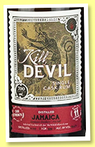 Hampden 11 yo 2007/2019 (63.5%, Hunter Laing Kill Devil for The Whisky Barrel, Jamaica, 339 bottles)