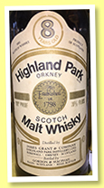 Highland Park 8 yo (100° proof, Gordon & MacPhail, 26 2/3 FL.OZS, mid 1970s) Highland Park 8 yo (100° proof, Gordon & MacPhail, 26 2/3 FL.OZS, mid 1970s)
