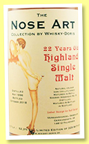 Highland Single Malt 22 yo 1996/2018 (52.3%, Whisky-Doris, Nose Art, refill sherry hogshead, 329 bottles)