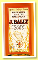 J. Bally 2005 (43%, OB, Martinique, agricole, +/-2017) J. Bally 2005 (43%, OB, Martinique, agricole, +/-2017)