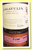 Lagavulin 27 yo 1991/2018 (54.4%, OB, hogshead, cask #1515, 222 bottles) Lagavulin 27 yo 1991/2018 (54.4%, OB, hogshead, cask #1515, 222 bottles)