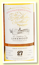 Linkwood 27 yo 1991/2018 (55.6%, The Single Malts Of Scotland, cask #10340, hogshead, 212 bottles)