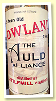 Littlemill 25 yo 1992/2018 (48.4%, The Auld Alliance, hogshead) Littlemill 25 yo 1992/2018 (48.4%, The Auld Alliance, hogshead)