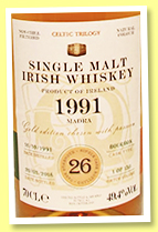 Madra 26 yo 1991/2018 (49.4%, The Whisky Cask Company, bourbon, 156 bottles) Madra 26 yo 1991/2018 (49.4%, The Whisky Cask Company, bourbon, 156 bottles)