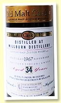 Millburn 34 yo 1967/2001 (50%, Douglas Laing, Old Malt Cask, 552 bottles) Millburn 34 yo 1967/2001 (50%, Douglas Laing, Old Malt Cask, 552 bottles)
