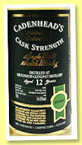 Miltonduff-Glenlivet 12 yo 2006/2018 (54.8%, Cadenhead, Authentic Collection, bourbon hogshead, 288 bottles) Miltonduff-Glenlivet 12 yo 2006/2018 (54.8%, Cadenhead, Authentic Collection, bourbon hogshead, 288 bottles)