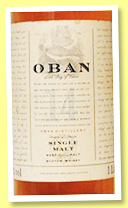 Oban 14 yo (43%, OB, +/- 2005)