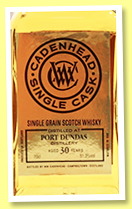 Port Dundas 30 yo 1988/2019 (51.3%, Cadenhead, single cask, hogshead)