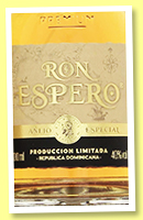 Ron Espero ‘Anejo Especial’ (40%, OB, Dominican Republic, +/-2018) Ron Espero ‘Anejo Especial’ (40%, OB, Dominican Republic, +/-2018)
