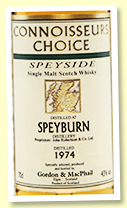 Speyburn 1974/2004 (43%, G&M Connoisseur’s Choice, refill sherry butt) Speyburn 1974/2004 (43%, G&M Connoisseur’s Choice, refill sherry butt)