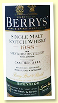 Speyburn 1988/2015 (52.3%, Berry Brothers, cask #2114, hogshead) Speyburn 1988/2015 (52.3%, Berry Brothers, cask #2114, hogshead)