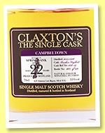 Springbank 22 yo 1996/2018 (55%, Claxton’s, bourbon hogshead, cask #1850-54, 249 bottles) Springbank 22 yo 1996/2018 (55%, Claxton’s, bourbon hogshead, cask #1850-54, 249 bottles)