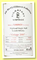 Teaninich 10 yo 2007/2018 (46%, Signatory Vintage, Un-chillfiltered Collection, casks #702719 & 702720) Teaninich 10 yo 2007/2018 (46%, Signatory Vintage, Un-chillfiltered Collection, casks #702719 & 702720)