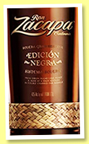 Zacapa ‘Edicion Negra Solera Gran Reserva’ (43%, OB, Guatemala, +/-2018) Zacapa ‘Edicion Negra Solera Gran Reserva’ (43%, OB, Guatemala, +/-2018)