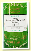 Aultmore 8 yo 1989/1997 (60.8%, Cadenhead Authentic Collection) Aultmore 8 yo 1989/1997 (60.8%, Cadenhead Authentic Collection)