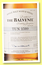 Balvenie ‘Tun 1509’ (50.4%, OB, batch #6, 2019) Balvenie ‘Tun 1509’ (50.4%, OB, batch #6, 2019)