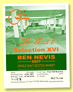 Ben Nevis 11 yo 2007/2018 (56.2%, Le Gus’t, first fill bourbon, cask #17, 228 bottles) Ben Nevis 11 yo 2007/2018 (56.2%, Le Gus’t, first fill bourbon, cask #17, 228 bottles)