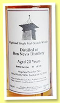 Ben Nevis 20 yo 1996/2016 (58.1%, Whisky Broker, hogshead, cask #744, 125 bottles) Ben Nevis 20 yo 1996/2016 (58.1%, Whisky Broker, hogshead, cask #744, 125 bottles)