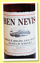 Ben Nevis 26 yo 1973 (52,7%, OB, cask #747, 252 bottles, +/-2000) Ben Nevis 26 yo 1973 (52,7%, OB, cask #747, 252 bottles, +/-2000)
