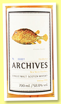 Ben Nevis 27 yo 1990/2018 (58%, Archives, hogshead, cask #22, 236 bottles) Ben Nevis 27 yo 1990/2018 (58%, Archives, hogshead, cask #22, 236 bottles)