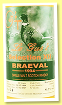 Braeval 22 yo 1994/ 2017 (53.2%, Le Gus’t, bourbon, cask #165365, 178 bottles) 