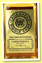 Cameronbridge 34 yo 1984/2019 (52.8%, Cadenhead, Single Cask, bourbon barrel, 222 bottles)