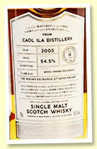 Caol Ila 14 yo 2005/2019 (54.5%, Gordon & MacPhail Connoisseur’s Choice for The Whisky Exchange, cask #19/051, refill sherry hogshead, 142 bottles) Caol Ila 14 yo 2005/2019 (54.5%, Gordon & MacPhail Connoisseur’s Choice for The Whisky Exchange, cask #19/051, refill sherry hogshead, 142 bottles)