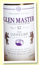 Clynelish 32 yo 1972/2005 (53.5%, Glen Master, cask #14354) Clynelish 32 yo 1972/2005 (53.5%, Glen Master, cask #14354)