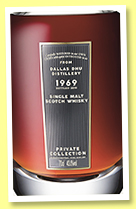 Dallas Dhu 50 yo 1969/2019 (43.1%, Gordon & MacPhail, Private Collection, refill sherry hogshead, cask #1656, 176 bottles)
