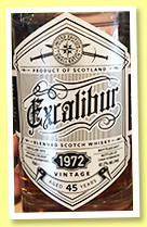 Excalibur 45 yo 1972/2017 (42.2%, Meadowside, blend, 1200 bottles)