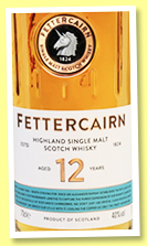 Fettercairn 12 yo (40%, OB, +/-2019) Fettercairn 12 yo (40%, OB, +/-2019)