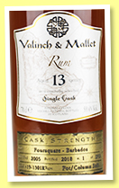 Foursquare 13 yo 2005/2018 (59.4%, Valinch & Mallet, Barbados, cask #19-1301R, 293 bottles) 