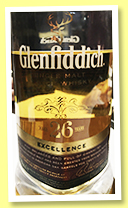 Glenfiddich 26 yo 'Excellence' (43%, OB, +/-2019) Glenfiddich 26 yo 'Excellence' (43%, OB, +/-2019)