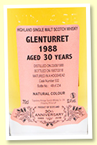 Glenturret 30 yo 1988/2018 (52.4%, Signatory Vintage 30th Anniversary, cask #532, hogshead, 234 bottles) Glenturret 30 yo 1988/2018 (52.4%, Signatory Vintage 30th Anniversary, cask #532, hogshead, 234 bottles)