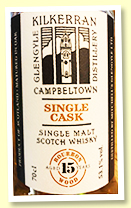 Kilkerran 15 yo 2004/2019 (53.1%, OB, bourbon puncheon & bourbon hogshead, 324 bottles) Kilkerran 15 yo 2004/2019 (53.1%, OB, bourbon puncheon & bourbon hogshead, 324 bottles)