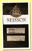 Neisson 2003/2018 (46.1%, OB, Martinique, agricole, #4 hippocampe, 95 bottles) Neisson 2003/2018 (46.1%, OB, Martinique, agricole, #4 hippocampe, 95 bottles)