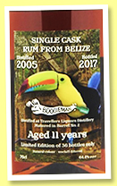 Travellers 11 yo 2005/2017 (64.4%, Boogieman Import, Belize, barrel, cask #2) Travellers 11 yo 2005/2017 (64.4%, Boogieman Import, Belize, barrel, cask #2)