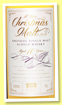 A Fine Christmas Malt 10 yo ‘2019 Edition’ (54.2%, The Whisky Exchange) A Fine Christmas Malt 10 yo ‘2019 Edition’ (54.2%, The Whisky Exchange)