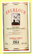 Aberlour 25 yo 1964/1989 (43%, OB, 75cl) Aberlour 25 yo 1964/1989 (43%, OB, 75cl)