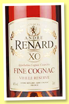 André Renard ‘XO’ (40%, OB, Cognac, +/-2018) André Renard ‘XO’ (40%, OB, Cognac, +/-2018)