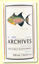 Ardmore 19 yo 1999/2019 (55.8%, Archives ‘The Fishes Of Samoa’, cask #801661, barrel, 185 bottles) Ardmore 19 yo 1999/2019 (55.8%, Archives ‘The Fishes Of Samoa’, cask #801661, barrel, 185 bottles)