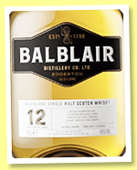 Balblair 12 yo (46%, OB, +/-2019) Balblair 12 yo (46%, OB, +/-2019)